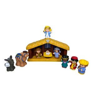 Fisher Price Little People Nativity Set With Figures & Stable